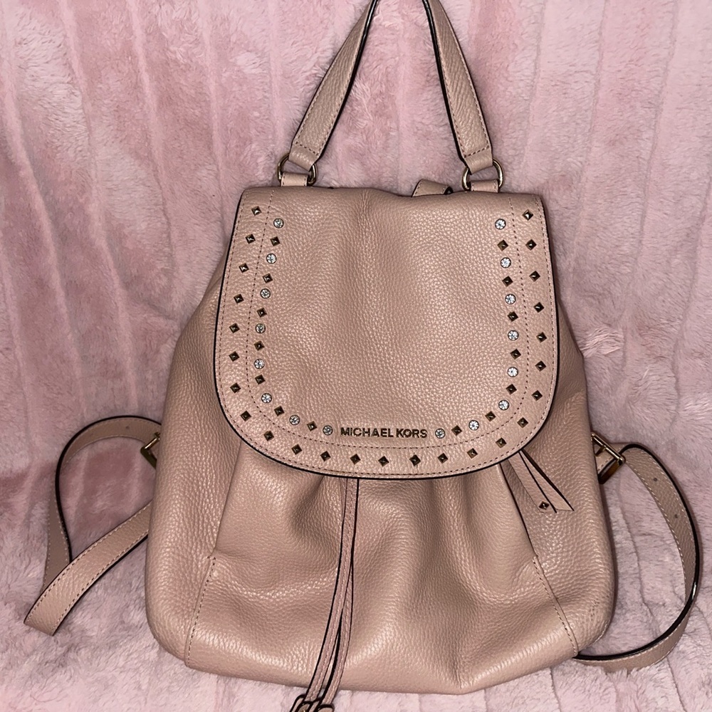 Michael Kors Tan Backpack